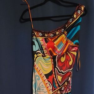 Mary L. Couture dress size 8 multi color